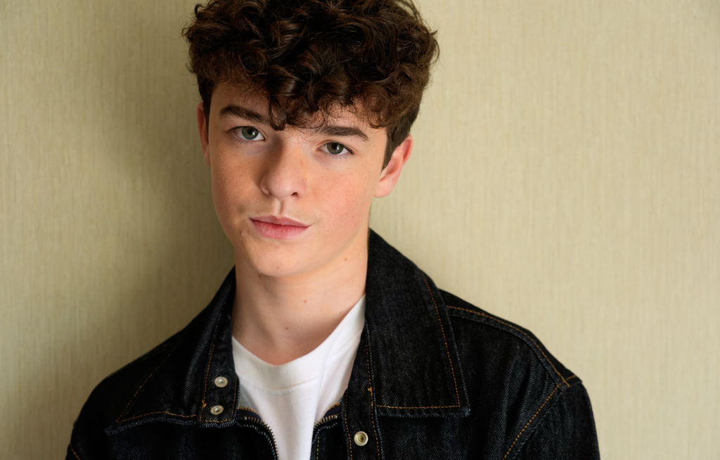 Actor Owen Cooper poses for a portrait on Saturday, Nov. 8, 2025, in Los Angeles. (AP Photo/Chris Pizzello)