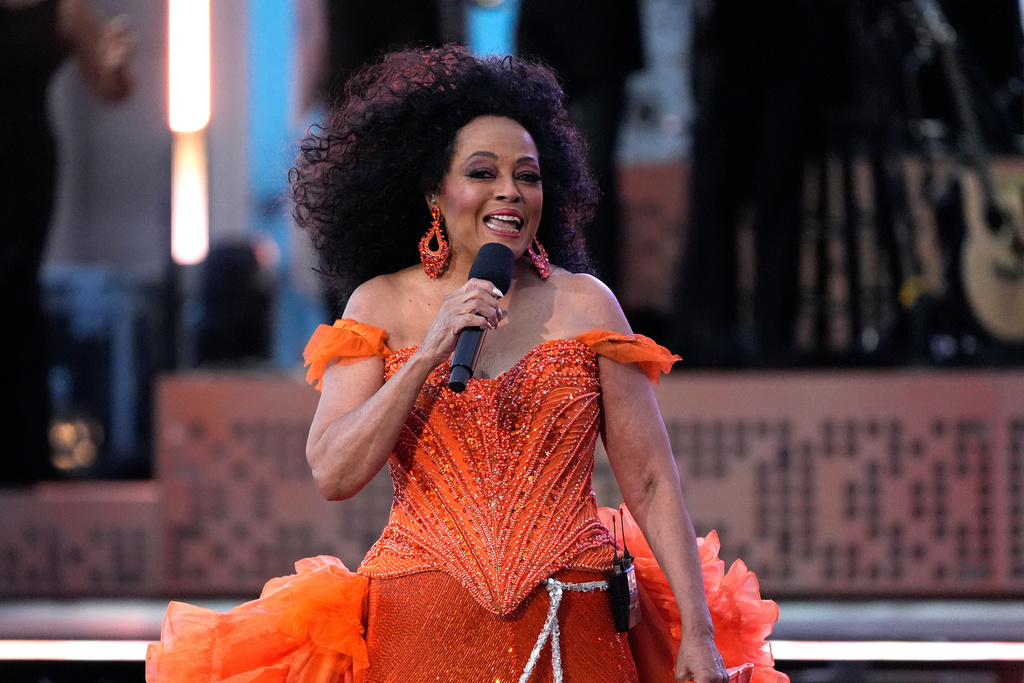 FILE - Diana Ross performs during "Live From Detroit: The Concert at Michigan Central" on June 6, 2024, in Detroit. (AP Photo/Carlos Osorio, File)