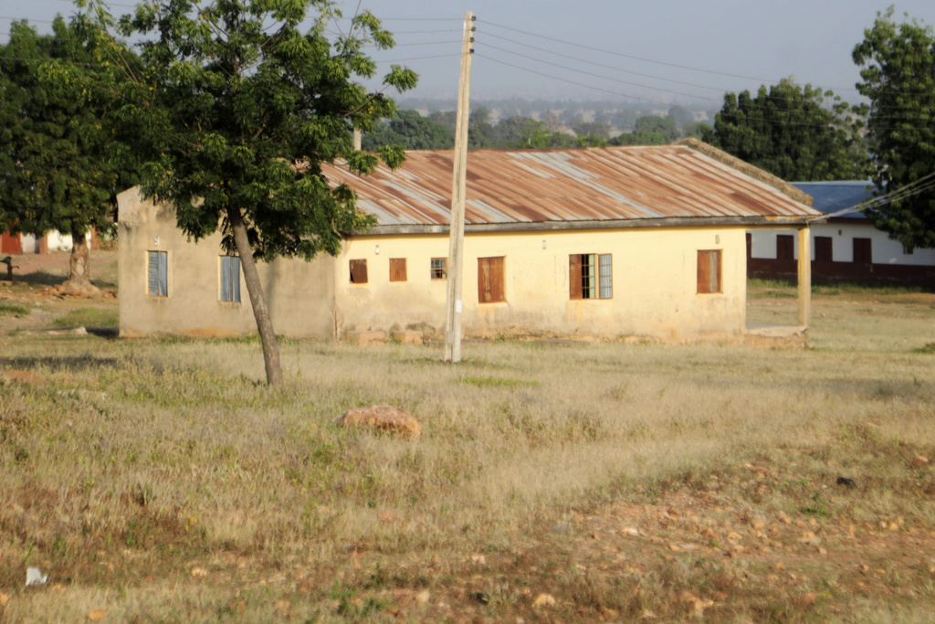 A general view of the school from which school children were kidnapped by gunmen in Kebbi, Nigeria, Monday, Nov 17, 2025. (AP Photo/Deeni Jibo)