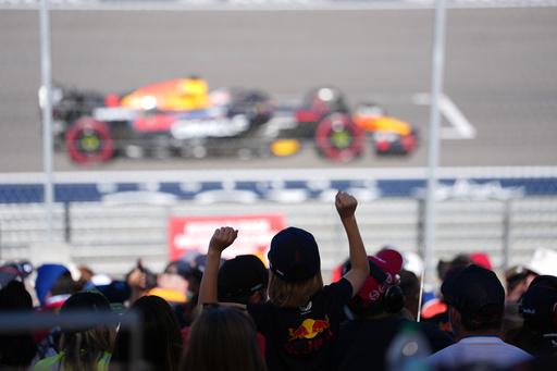 Red Bull driver Max Verstappen of the Netherlands steers his car during the Formula One U.S. Grand Prix auto race in Austin, Texas, Sunday, Oct. 19, 2025. (AP Photo/Nick Didlick) Red Bull driver Max Verstappen of the Netherlands steers his car during the Formula One U.S. Grand Prix auto race in Austin, Texas, Sunday, Oct. 19, 2025. (AP Photo/Nick Didlick)