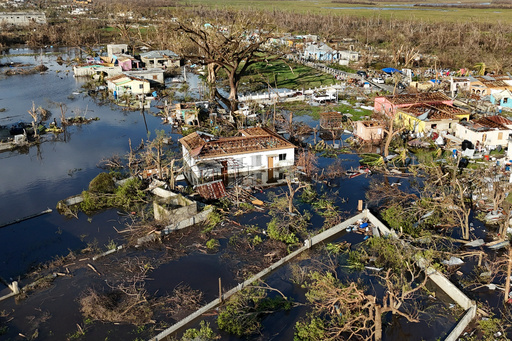 An aerial view of Black River, Jamaica, Thursday, Oct. 30, 2025, in the aftermath of Hurricane Melissa. (AP Photo/Matias Delacroix) An aerial view of Black River, Jamaica, Thursday, Oct. 30, 2025, in the aftermath of Hurricane Melissa. (AP Photo/Matias Delacroix)