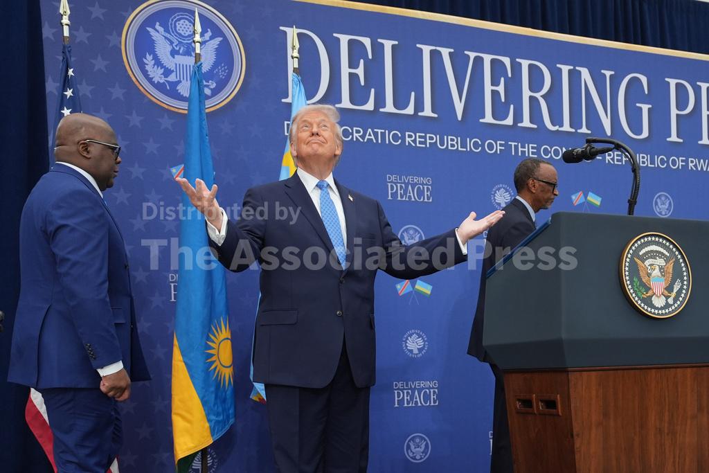 Trump praises Congo and Rwanda as they sign US-mediated peace&hellip;
