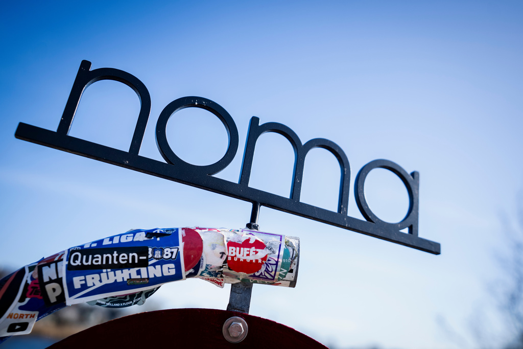Exterior of Noma in Copenhagen, Thursday, March 12, 2026. (Sebastian Elias Uth/Ritzau Scanpix via AP)