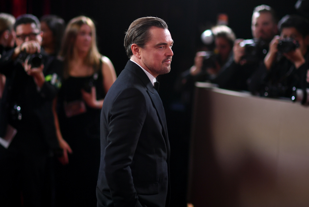 Leonardo DiCaprio arrives at the 83rd Golden Globes on Sunday, Jan. 11, 2026, at the Beverly Hilton in Beverly Hills, Calif. (Photo by Richard Shotwell/Invision/AP)