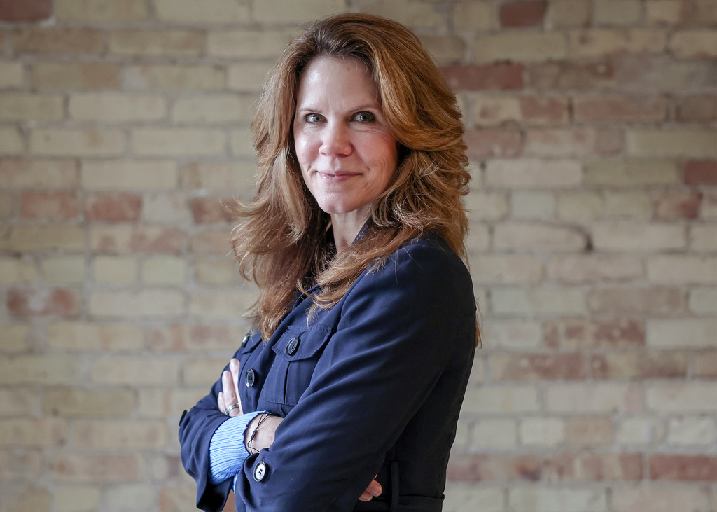 Wisconsin State Supreme Court candidate Chris Taylor poses Friday, Feb. 20, 2026, in Madison, Wis. (John Hart/Wisconsin State Journal via AP)