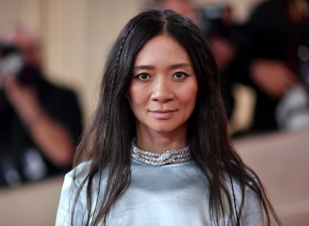 Chloe Zhao arrives at the 83rd Golden Globes on Sunday, Jan. 11, 2026, at the Beverly Hilton in Beverly Hills, Calif. (Photo by Richard Shotwell/Invision/AP)