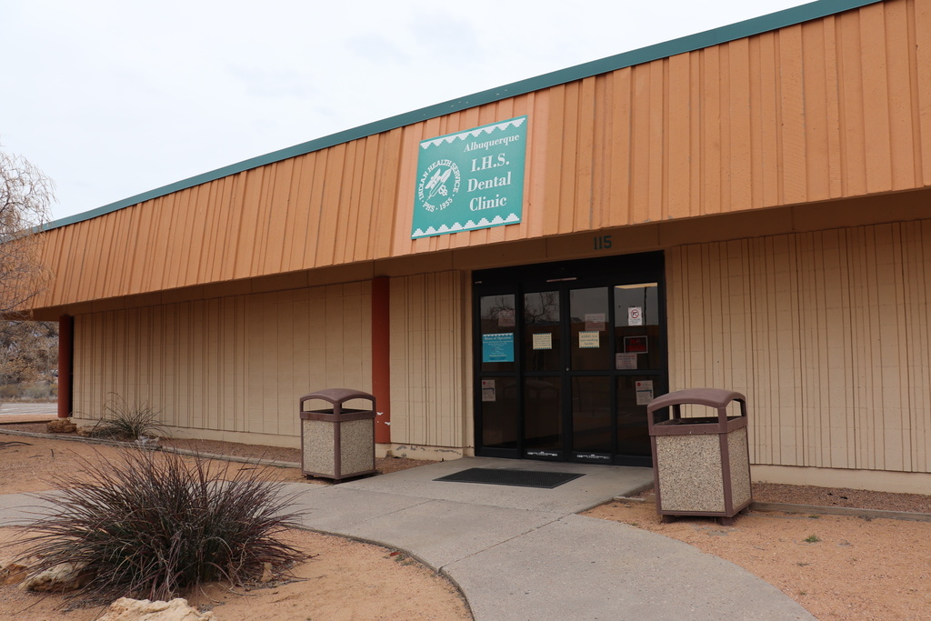 The Indian Health Service-run Albuquerque Indian Dental Clinic in Albuquerque, N.M. Friday, Feb. 13, 2026. (AP Photo/Savannah Peters)