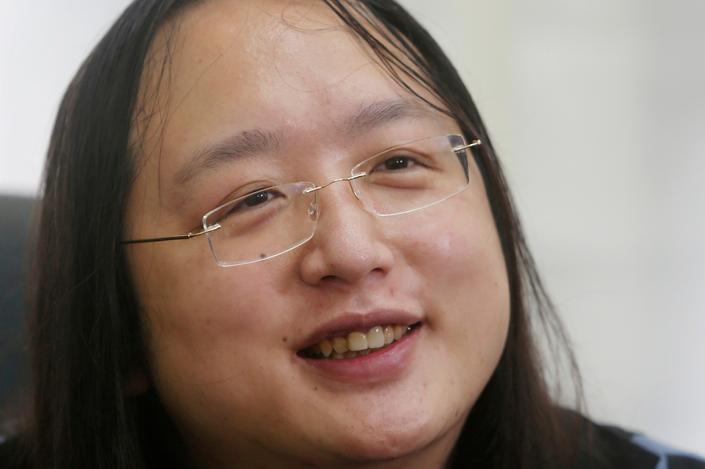FILE -Taiwan's Digital Minister Audrey Tang speaks during an interview with The Associated Press in Taipei, Taiwan, Dec. 10, 2020. (AP Photo/Chiang Ying-ying, File)