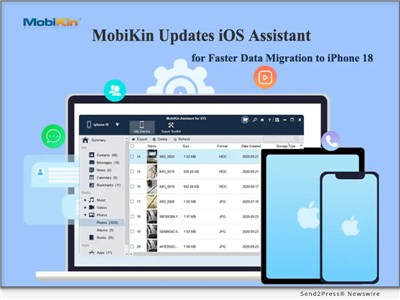 IMAGE CAPTION: MobiKin Updates iOS Assistant for Faster Data Migration to iPhone 18 | MobiKin, an international software developer, today announced a major compatibility update for its flagship utility, MobiKin Assistant for iOS. The updated software provides new iPhone 18 owners with an efficient, offline desktop solution to back up, restore, and manage personal data between iOS devices and Windows or Mac computers.