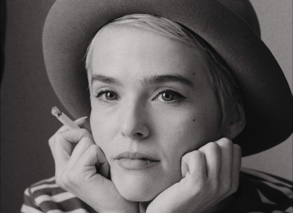 This image released by Netflix shows Zoey Deutch as Jean Seberg in a scene from "Nouvelle Vague." (Netflix via AP)
