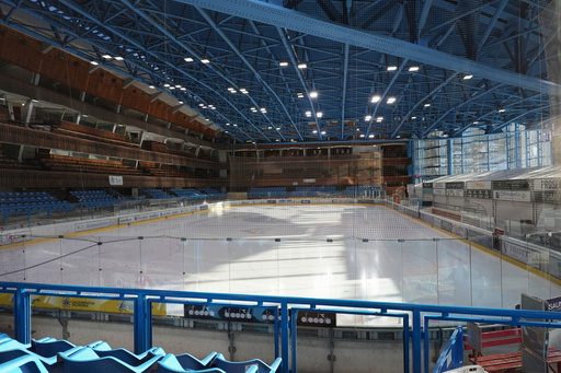 FILE - A view of the Stadio Olimpico del Ghiaccio, which will be called Cortina Curling Olympic Stadium, venue for the curling discipline at the Milan Cortina 2026 Winter Olympics, in Cortina d'Ampezzo, Italy, Thursday, Jan. 16, 2025. (AP Photo/Giovanni Auletta, File) FILE - A view of the Stadio Olimpico del Ghiaccio, which will be called Cortina Curling Olympic Stadium, venue for the curling discipline at the Milan Cortina 2026 Winter Olympics, in Cortina d'Ampezzo, Italy, Thursday, Jan. 16, 2025. (AP Photo/Giovanni Auletta, File)