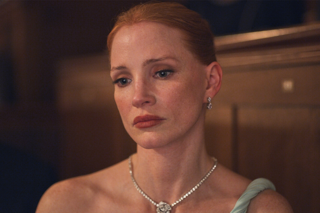 This image released by Greenwich Entertainment shows Jessica Chastain in a scene from "Dreams." (Greenwich Entertainment via AP)