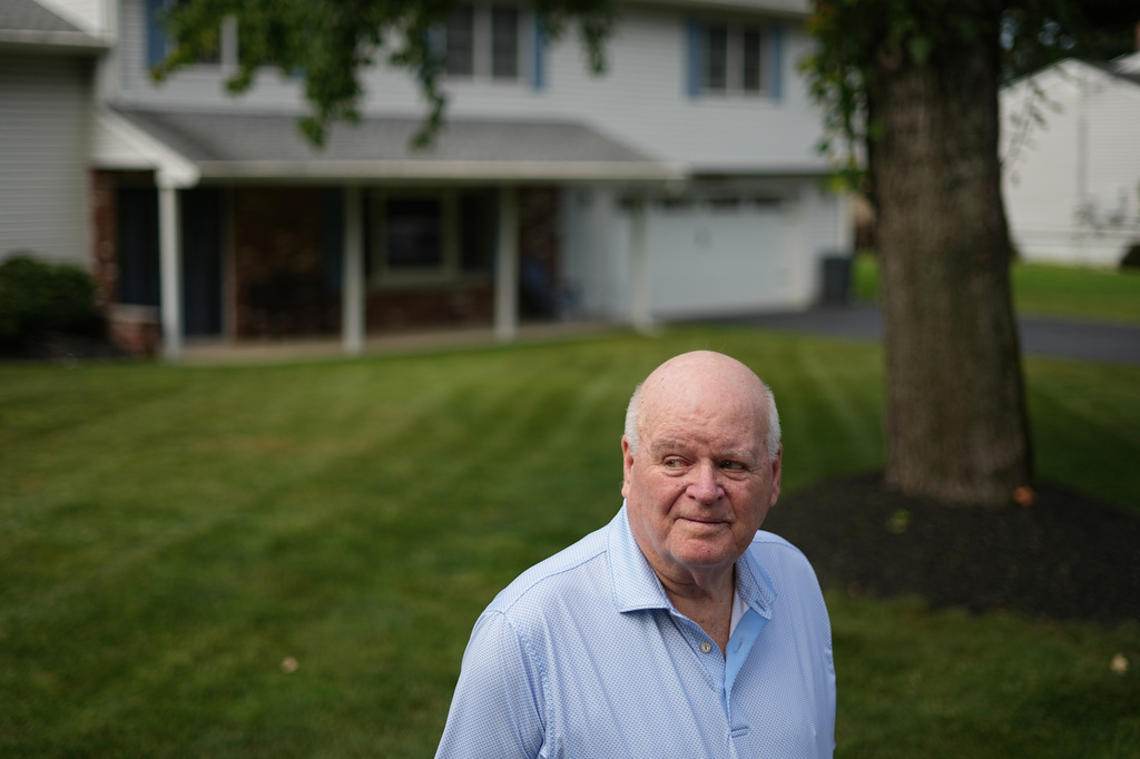 Bert Ammerman, whose brother, Thomas Ammerman, was killed in the bombing of Pan Am Flight 103 over Lockerbie, Scotland, poses for a photograph in River Vale, N.J., Monday, Aug. 24, 2026. (AP Photo/Matt Rourke)