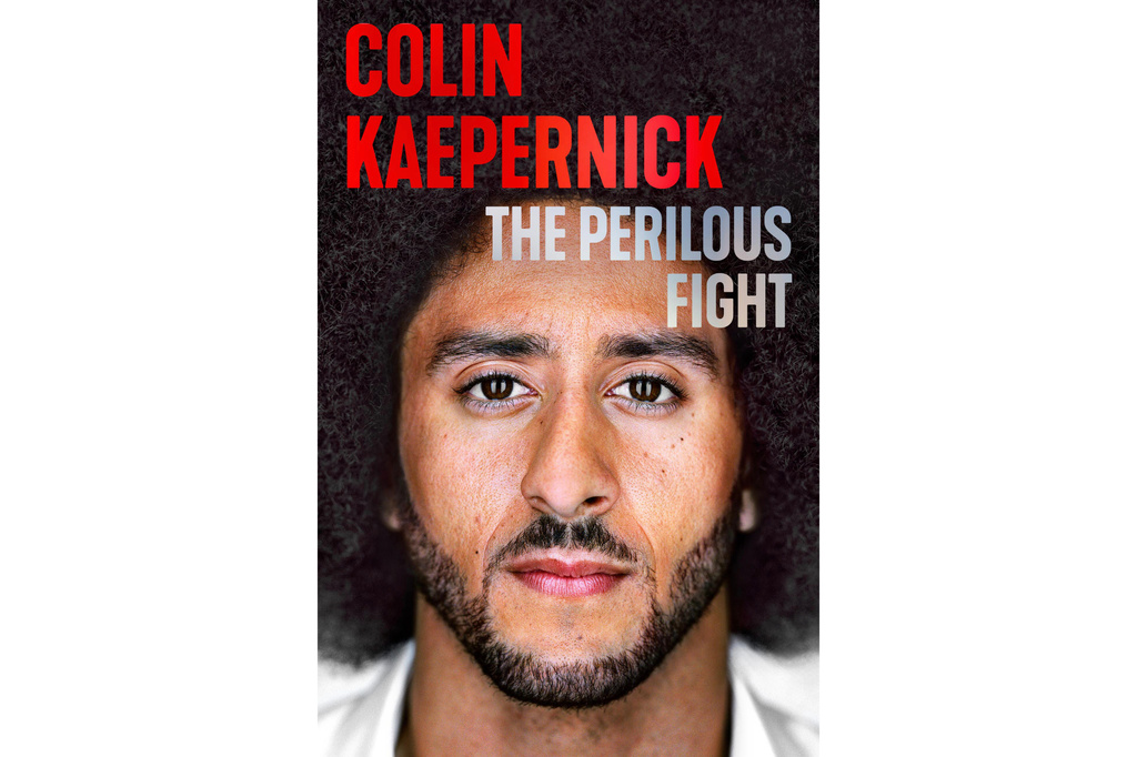 This cover image released by Legacy Lit shows "The Perilous Fight" by Colin Kaepernick. (Legacy Lit via AP)