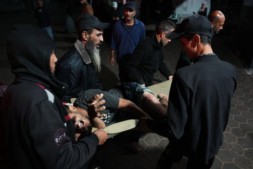 Palestinians injured in an Israeli army strike are brought to Al-Aqsa Hospital in Deir al-Balah, Gaza Strip, Wednesday, Oct. 29, 2025. (AP Photo/Abdel Kareem Hana) Palestinians injured in an Israeli army strike are brought to Al-Aqsa Hospital in Deir al-Balah, Gaza Strip, Wednesday, Oct. 29, 2025. (AP Photo/Abdel Kareem Hana)