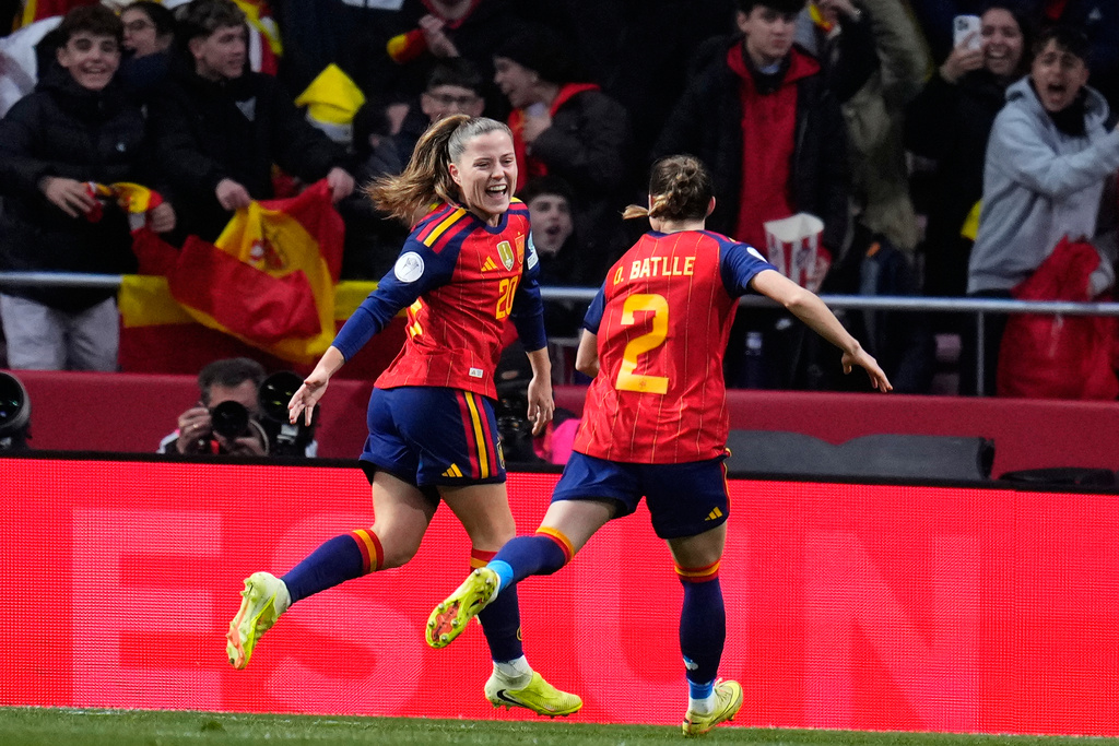 Spain wins Women's Nations League title again as Pina scores twice in 3-0 victory over Germany