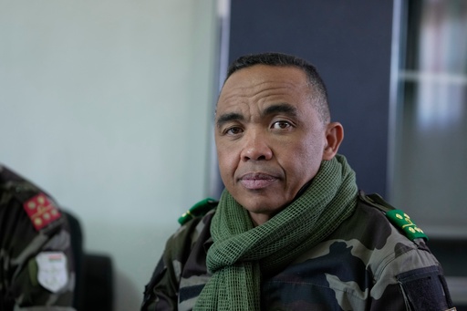 CAPSAT military unit commander Col. Michael Randrianirina during an interview with The Associated Press in Antananarivo, Madagascar, Wednesday, Oct. 15, 2025. (AP Photo/ Brian Inganga) CAPSAT military unit commander Col. Michael Randrianirina during an interview with The Associated Press in Antananarivo, Madagascar, Wednesday, Oct. 15, 2025. (AP Photo/ Brian Inganga)