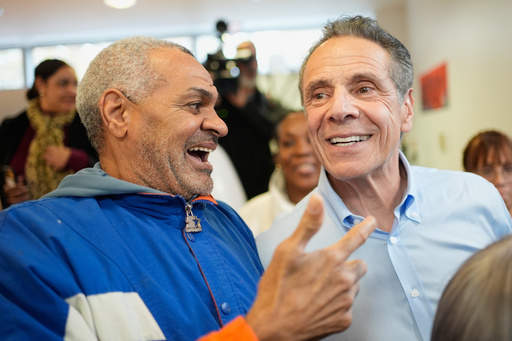 New York City mayoral candidate Andrew Cuomo, right, talks to people as he leaves a campaign event at a senior center in The Bronx borough of New York, Tuesday, Oct. 28, 2025. (AP Photo/Seth Wenig) New York City mayoral candidate Andrew Cuomo, right, talks to people as he leaves a campaign event at a senior center in The Bronx borough of New York, Tuesday, Oct. 28, 2025. (AP Photo/Seth Wenig)