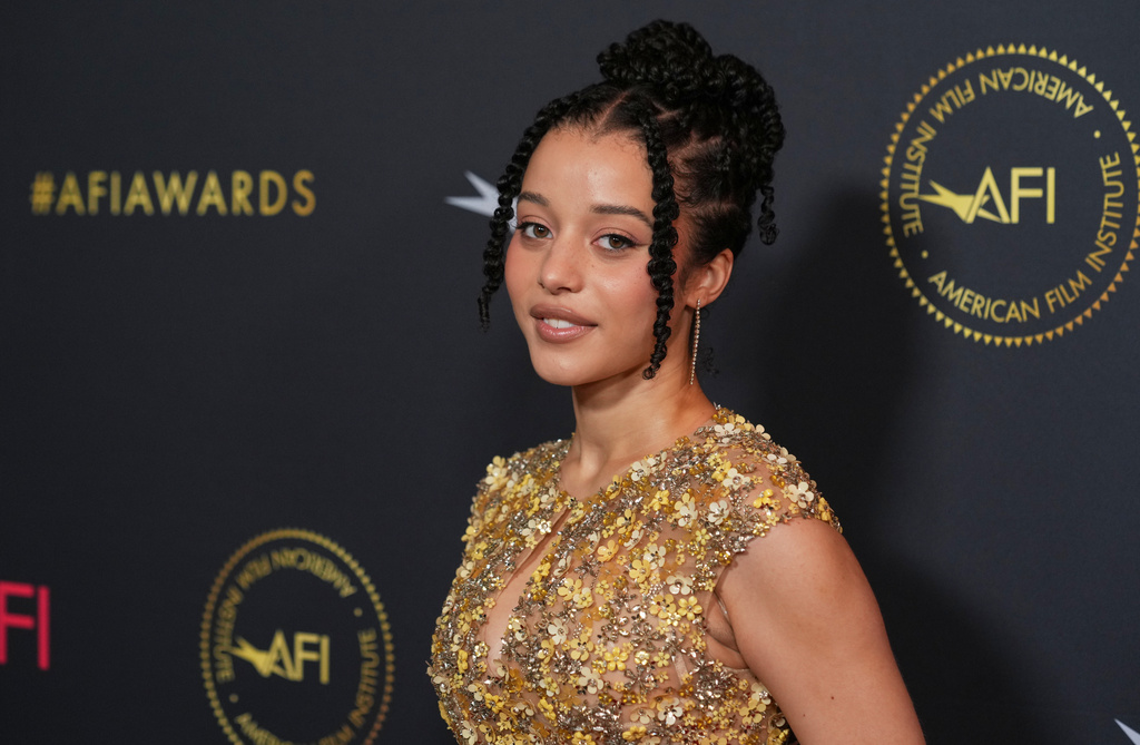 Actor Chase Infiniti arrives at the AFI Awards at the Four Seasons in Los Angeles, Friday, Jan. 9, 2026. (AP Photo/Chris Pizzello)