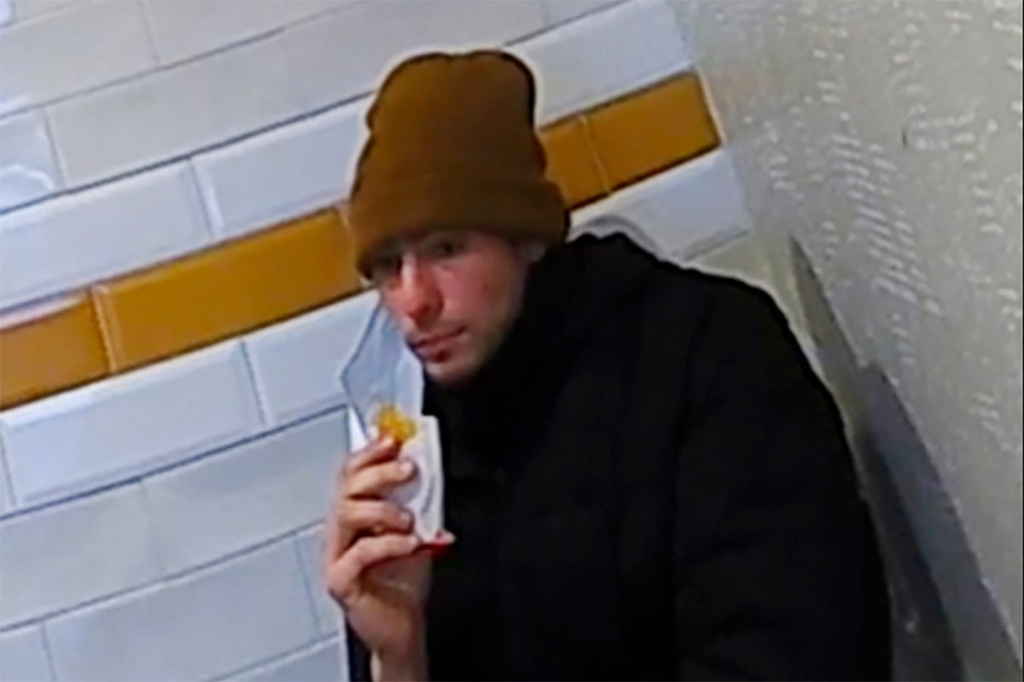 FILE - This image release by Pennsylvania State Police shows a video image of Luigi Mangione, a suspect in the fatal shooting of UnitedHealthcare CEO Brian Thompson, at a McDonald's in Altoona, Pa., Monday, Dec. 9, 2024. (Pennsylvania State Police via AP, File)