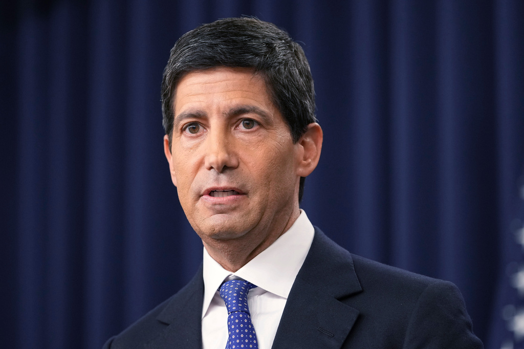 Federal Reserve Board Chairman Kevin Warsh speaks during a news conference at the Federal Reserve in Washington, Wednesday, Sept. 16, 2026. (AP Photo/Mark Schiefelbein)