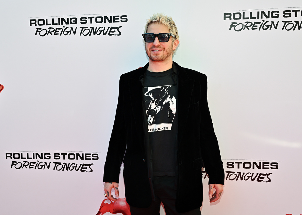 Producer Andrew Watt attends The Rolling Stones "Foreign Tongues" album launch event on Tuesday, May 5, 2026, in New York. (Photo by Evan Agostini/Invision/AP)