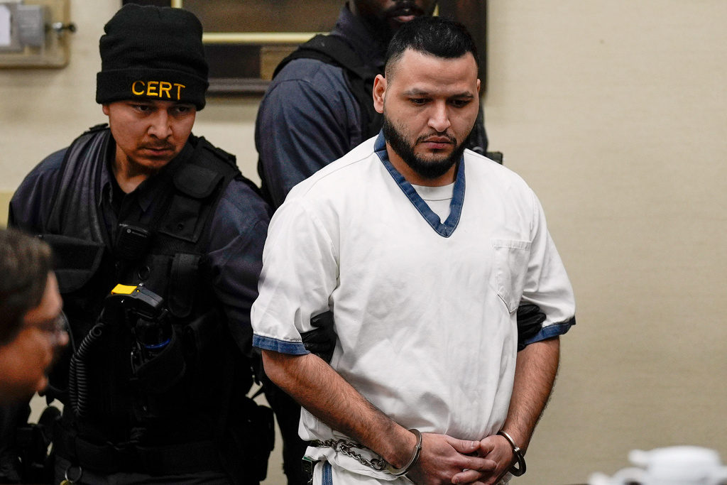 FILE - Jose Ibarra enters court during a hearing on a motion for a new trial for Ibarra in a Athens-Clark County courtroom, Jan. 30, 2026, in Athens, Ga. (AP Photo/Mike Stewart, Pool, File)