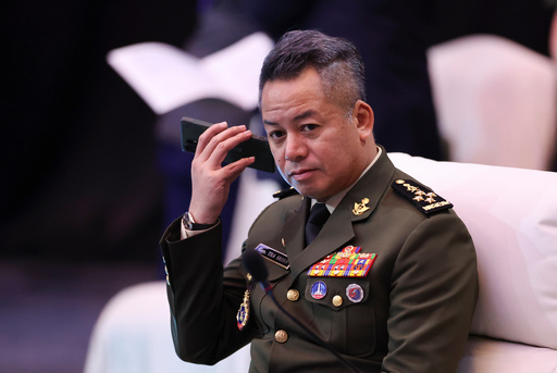 Cambodia's Deputy Prime Minister and Minister of National Defence Tea Seiha attends attends the Association of Southeast Asian Nations (ASEAN)-United States Defence Ministers' High Tea, as part of the ASEAN Defense Ministers' meeting, in Kuala Lumpur, Malaysia, Saturday, Nov. 1, 2025. (Hasnoor Hussainl/Pool Photo via AP) Cambodia's Deputy Prime Minister and Minister of National Defence Tea Seiha attends attends the Association of Southeast Asian Nations (ASEAN)-United States Defence Ministers' High Tea, as part of the ASEAN Defense Ministers' meeting, in Kuala Lumpur, Malaysia, Saturday, Nov. 1, 2025. (Hasnoor Hussainl/Pool Photo via AP)