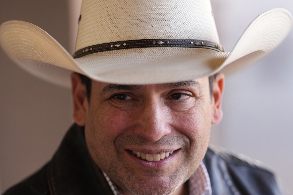 Democratic candidate for congress Bobby Pulido makes a campaign stop in Pharr, Texas, Tuesday, Feb. 10, 2026. (AP Photo/Eric Gay)