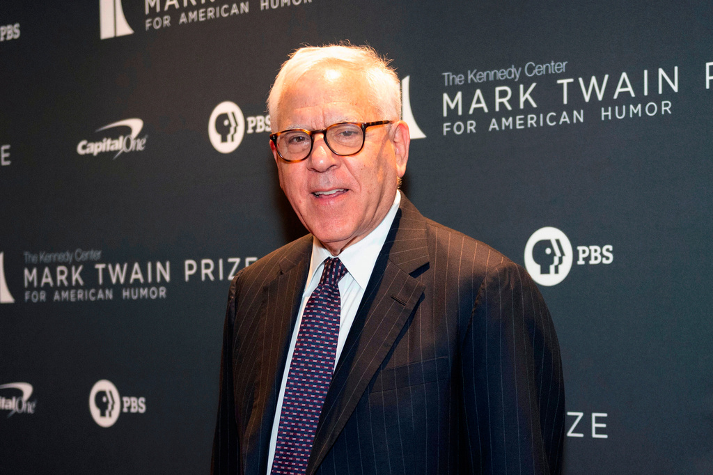 FILE - David Rubenstein appears at the Kennedy Center for the Performing Arts for the Mark Twain Prize for American Humor in Washington on April 24, 2022. (AP Photo/Kevin Wolf, File)