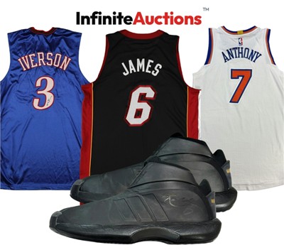 One of Only 12 Photo-Matched Miami Heat LeBron Jerseys in 10 Years + The Only Iverson Colorway Ever Offered + Kobe's 2001 Finals Clincher Sneakers All End at 10:00 PM EST MESA, AZ / ACCESS Newswire / July 25, 2026 / Infinite Auctions LLC, a wholly-owned ...