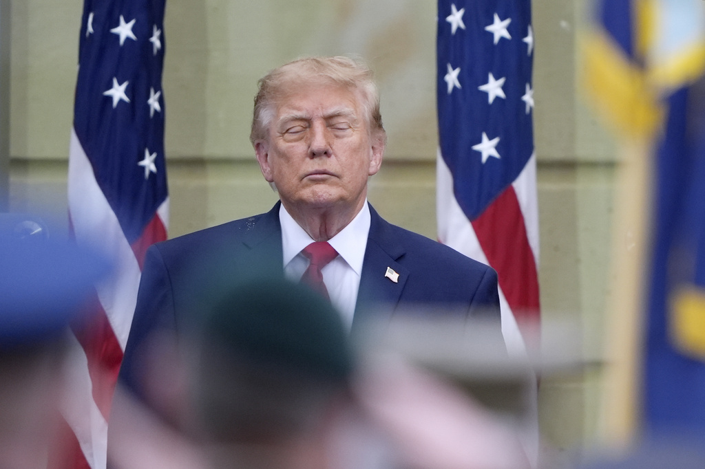 President Donald Trump attends a ceremony to commemorate the 25th anniversary of the 9/11 attacks at the Pentagon, Friday, Sept. 11, 2026, in Washington. (AP Photo/Manuel Balce Ceneta)