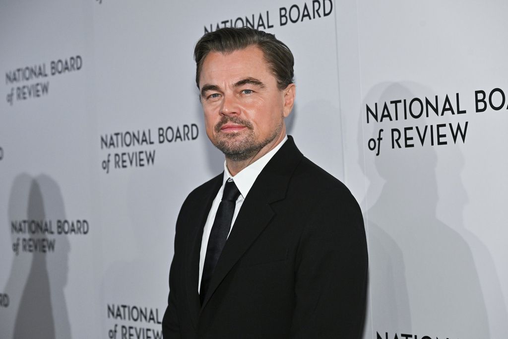 Leonardo DiCaprio attends the National Board of Review Awards gala at Cipriani 42nd Street on Tuesday, Jan. 13, 2026, in New York. (Photo by Evan Agostini/Invision/AP)