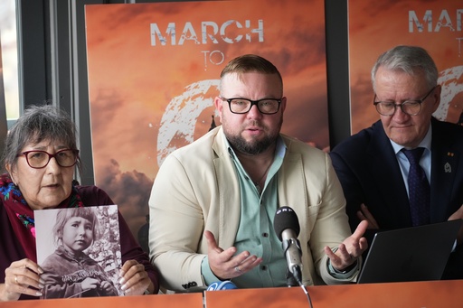 Evelyn Korkmaz, left, Gemma Hickey, center, and Matthias Katsch, with Ending Clergy Abuse, a global organization of abuse victims and activists, hold a press conference after a meeting with Pope Leo XIV at the Vatican, in Rome, Monday, Oct. 20, 2025. (AP Photo/Andrew Medichini) Evelyn Korkmaz, left, Gemma Hickey, center, and Matthias Katsch, with Ending Clergy Abuse, a global organization of abuse victims and activists, hold a press conference after a meeting with Pope Leo XIV at the Vatican, in Rome, Monday, Oct. 20, 2025. (AP Photo/Andrew Medichini)