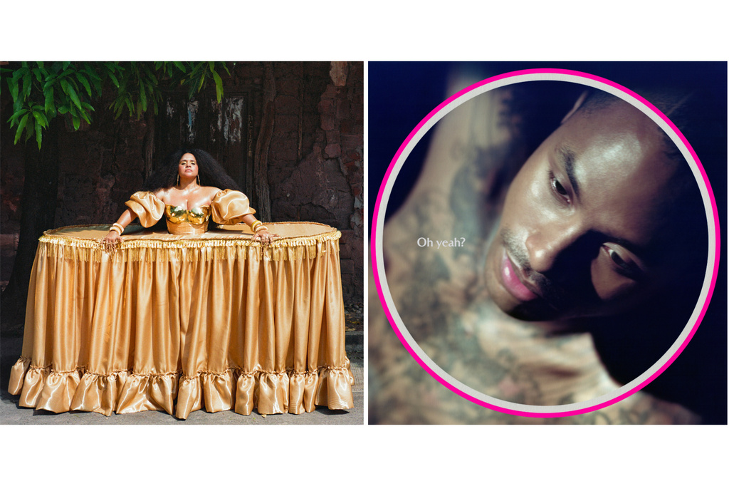 This combination of album cover images show “Caribenya” by Lido Pimienta, left, and "Oh yeah?" by Steve Lacy. (ANTI-via AP, left, and RCA Records via AP)