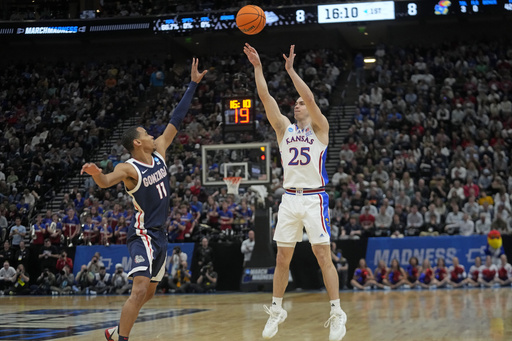 In March Madness, Gonzaga plays near-perfect 2nd half to dispatch Kansas 89-68 - Vimarsana News