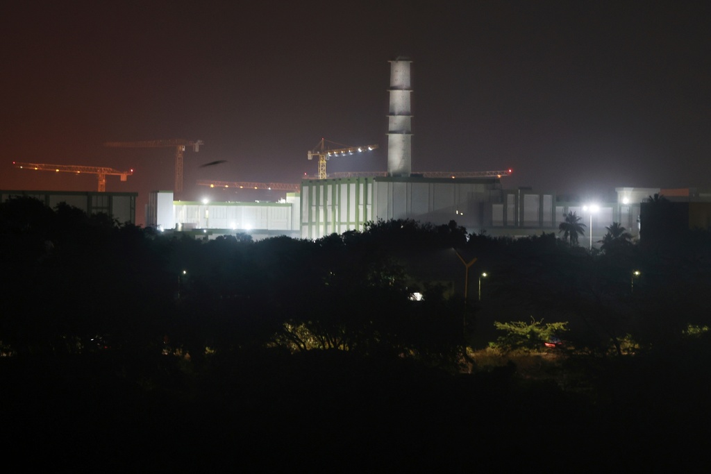 FILE - Madras Atomic Power Station operates at Kalpakkam, in the Indian state of Tamil Nadu, Feb. 10, 2025. (AP Photo/R. Parthibhan, File)