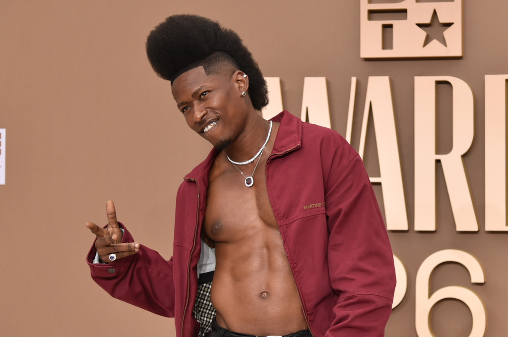 Lucky Daye arrives at the BET Awards on Sunday, June 28, 2026, at the Peacock Theater in Los Angeles. (Photo by Richard Shotwell/Invision/AP)