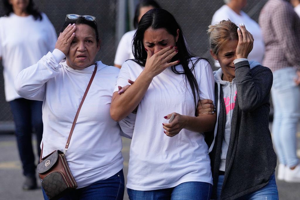 Shakira Ibarreto leaves the Rodeo I prison after visiting her father, Miguel Ibarreto, in Guatire, Venezuela, Friday, Jan. 9, 2026, after National Assembly President Jorge Rodriguez said the government would release Venezuelan and foreign prisoners (AP Photo/Matias Delacroix)
