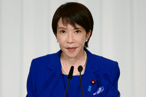 Sanae Takaichi, the newly-elected leader of Japan's ruling party, the Liberal Democratic Party (LDP), attends a press conference after the LDP presidential election in Tokyo Saturday, Oct. 4, 2025. (Yuichi Yamazaki/Pool Photo via AP) Sanae Takaichi, the newly-elected leader of Japan's ruling party, the Liberal Democratic Party (LDP), attends a press conference after the LDP presidential election in Tokyo Saturday, Oct. 4, 2025. (Yuichi Yamazaki/Pool Photo via AP)