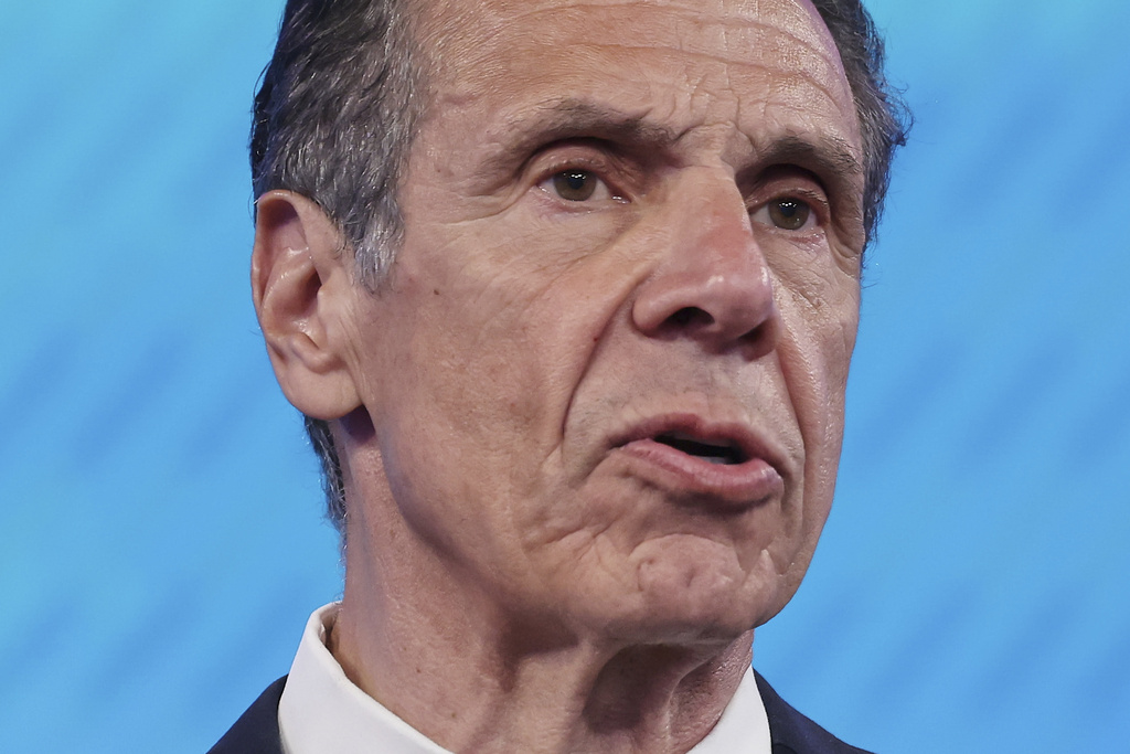 Democratic mayoral candidate Andrew Cuomo speaks during a Democratic mayoral primary debate, Wednesday, June 4, 2025, in New York. (AP Photo/Yuki Iwamura, Pool)