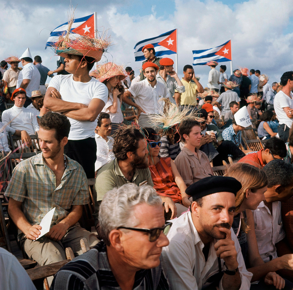 FILE - Baseball fans at Havana' s stadium for a game on July 26, 1964 in Cuba. (AP Photo, File)