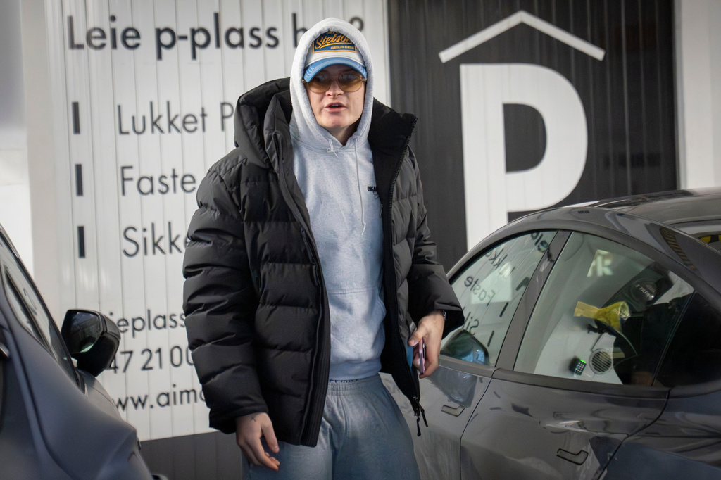 Norway's Marius Borg Hoiby on his way to a meeting with his lawyer in Oslo, Norway, Monday, Jan. 19, 2026. (Heiko Junge/NTB Scanpix via AP)