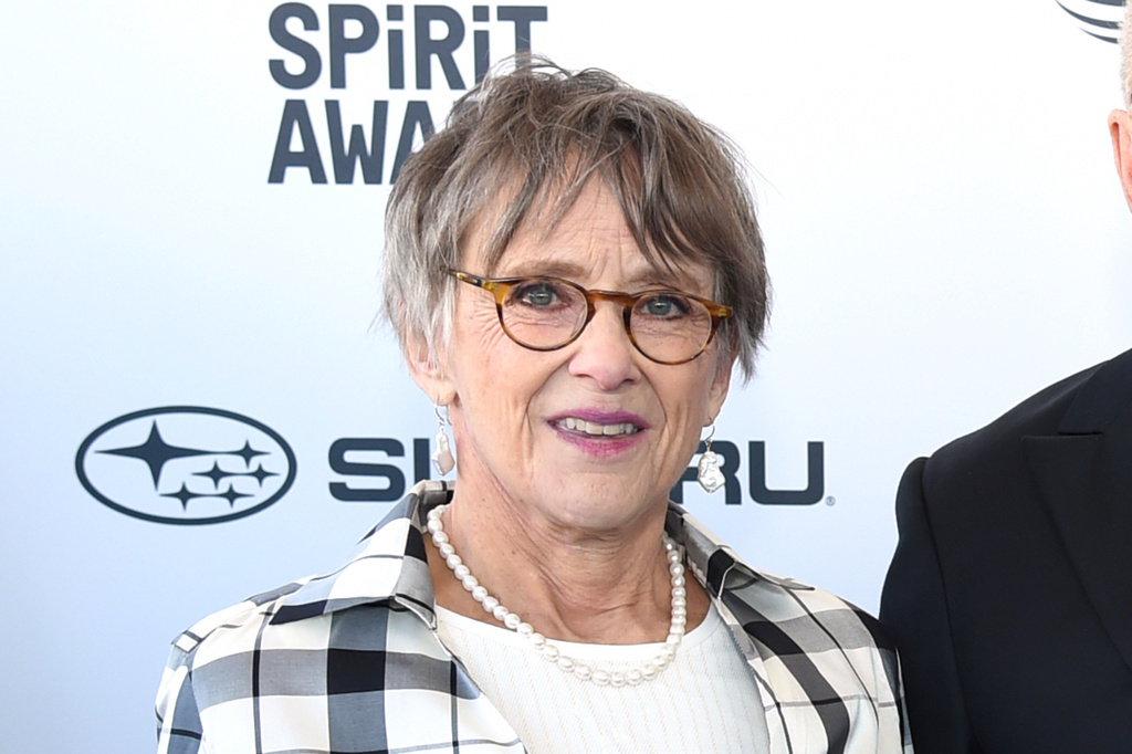 FILE - Mary Beth Hurt appears at the 34th Film Independent Spirit Awards in Santa Monica, Calif., on Feb. 23, 2019. (Photo by Richard Shotwell/Invision/AP, FIle)