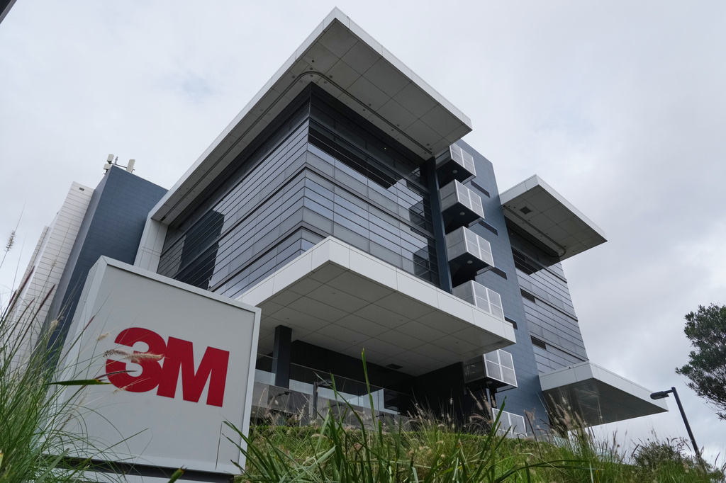 The 3M chemical manufacturer's building is seen in a suburb of Sydney, Thursday, May 28, 2026. (AP Photo/Mark Baker)