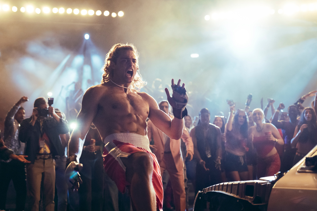 This image released by Paramount Pictures shows Noah Centineo in a scene from "Street Fighter." (Paramount Pictures and Legendary Pictures via AP)