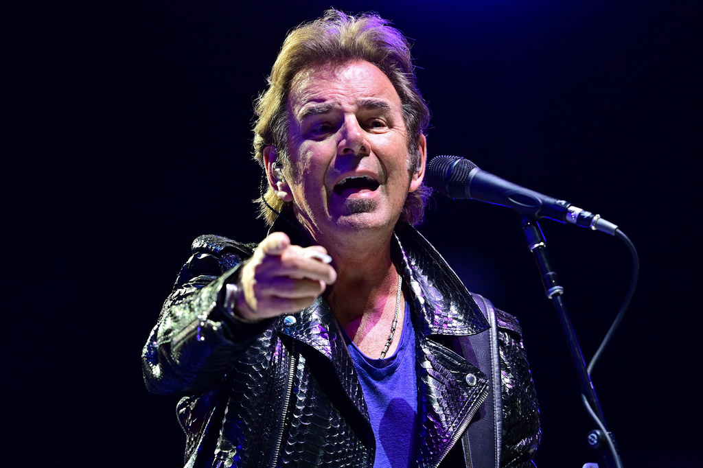 FILE - Journey's Jonathan Cain performs at the Pro Football Hall of Fame in Canton, Ohio on Aug. 6, 2022. (AP Photo/David Dermer, File)