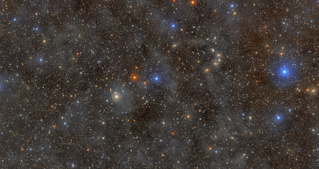 This image provided by NOIRLab shows stars in the constellation Lupus, as captured by the Vera C. Rubin Observatory. (NSF–DOE Vera C. Rubin Observatory/NOIRLab/SLAC/AURA via AP)