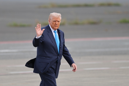 U.S. President Donald Trump walks towards Air Force One at Haneda Airport in Tokyo for his departure to South Korea, Wednesday, Oct. 29, 2025. (Kim Kyung-Hoon/Pool Photo via AP) U.S. President Donald Trump walks towards Air Force One at Haneda Airport in Tokyo for his departure to South Korea, Wednesday, Oct. 29, 2025. (Kim Kyung-Hoon/Pool Photo via AP)