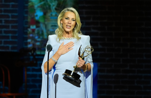 Deborah Norville accepts the Lifetime Achievement Awards during the 52nd Annual Daytime Emmy Awards on Friday, Oct. 17, 2025, at Pasadena Civic Auditorium in Pasadena, Calif. (AP Photo/Chris Pizzello) Deborah Norville accepts the Lifetime Achievement Awards during the 52nd Annual Daytime Emmy Awards on Friday, Oct. 17, 2025, at Pasadena Civic Auditorium in Pasadena, Calif. (AP Photo/Chris Pizzello)